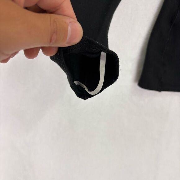 Patagonia Black Wool Base Layer Half Zip Pullover Long Sleeve Top Women's XS - Picture 6 of 11